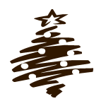 Tannenbaum mit Kugeln