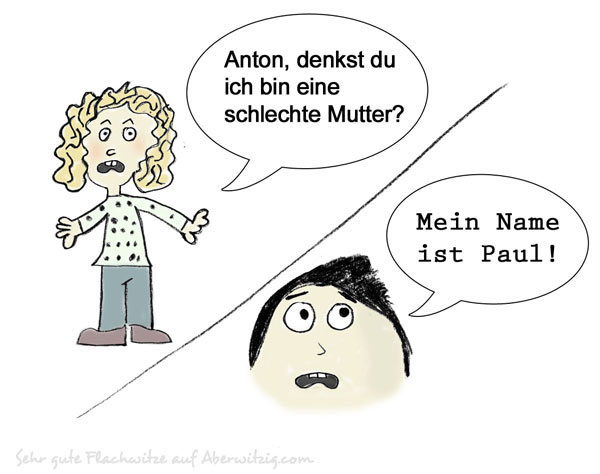 Kind Mutter Witz