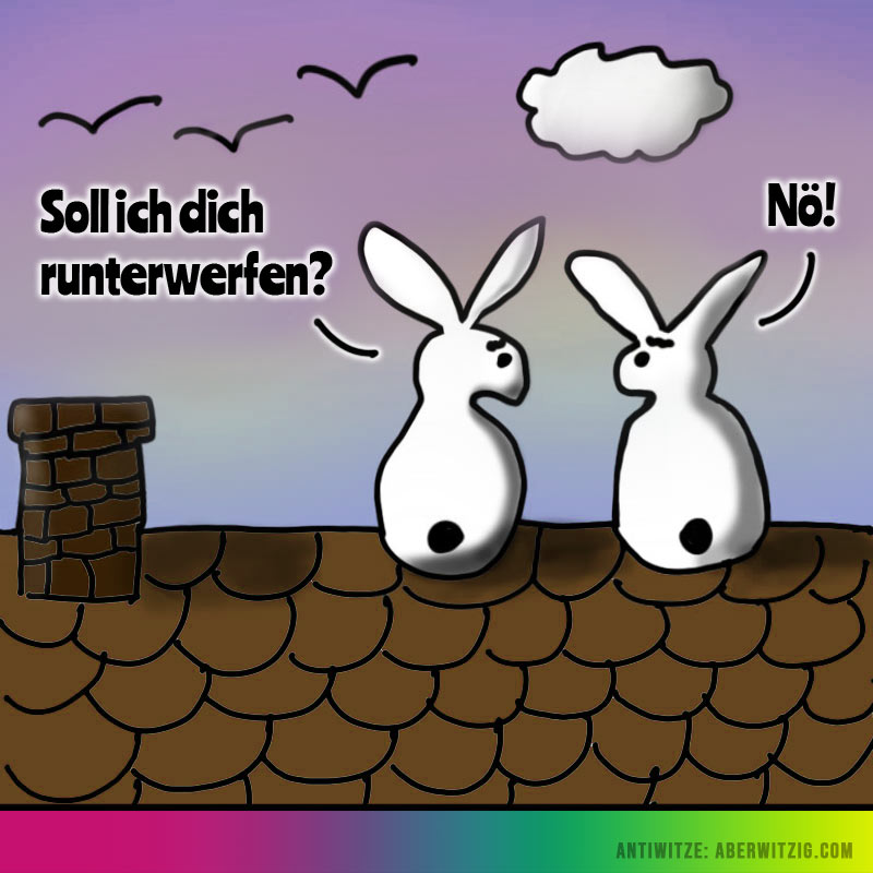 Antiwitz Hschen Huserdach