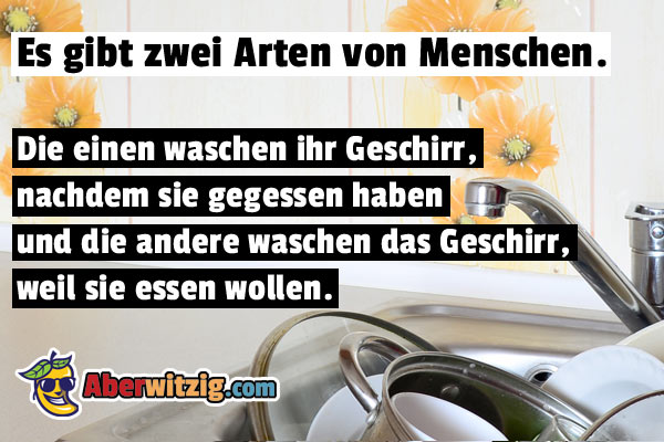 Spruch Geschirr