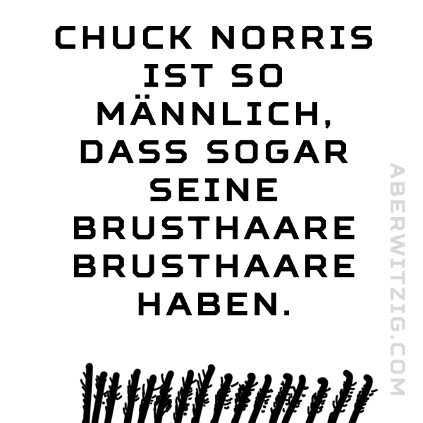Chuck Norris Brusthaare Witz