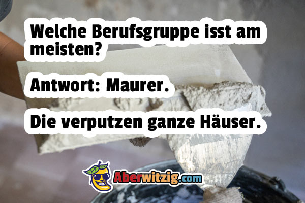 Maurer verputzen Lachflash