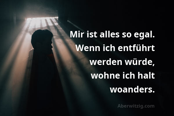 Alles Egal dunkles Zimmer