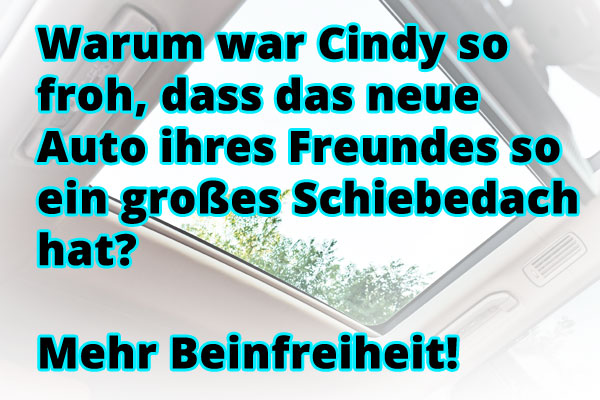 Schmutziger Witz mit Cindy