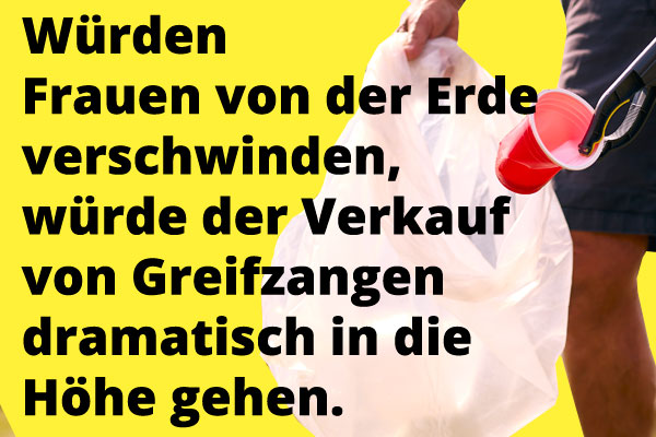 Witz mit der Greifzange
