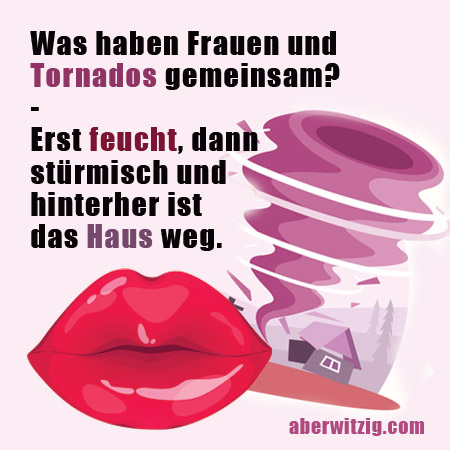 Beziehungswitz Frau Tornado